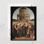 Mariage rapide de la carte postale de la Vierge (Devant / Derrière)