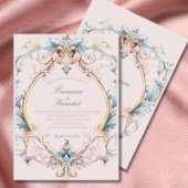 Mariage Regency Élégante Invitation victorienne