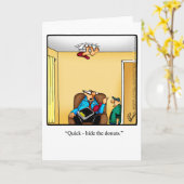 Mariage Régime alimentaire Humour Carte de voeux " (Fleur jaune)