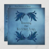 Mariage Renouvellement de la Vows Invitation (Devant / Derrière)