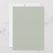 Mariage Reporté "Changement de Plans" Carte de Sag (Dos)
