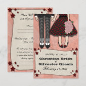 Mariage Rockabilly, RSVP (Devant / Derrière)