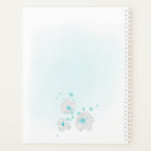 mariage romantique aux fleurs turquoise (Dos)