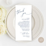 Mariage romantique Cadre Carte de remerciements<br><div class="desc">Présentant la touche finale parfaite à votre réception de mariage - nos élégantes Cartes de Merci de mariage, avec le titre de la carte "Fêtons"! Conçues pour express votre appréciation sincère de la présence de chaque invité lors de votre journée spéciale, ces cartes sont le moyen idéal d'ajouter une touche...</div>