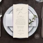 Mariage romantique Cadre Carte de remerciements<br><div class="desc">Présentant la touche finale parfaite à votre réception de mariage - nos élégantes Cartes de Merci de mariage, avec le titre de carte "Merci"! Conçues pour express votre appréciation sincère de la présence de chaque invité lors de votre journée spéciale, ces cartes sont le moyen idéal d'ajouter une touche personnelle...</div>