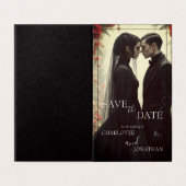 Mariage romantique dans l'élégance noire (Outside Unfolded)