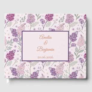 Mariage Romantique dans un Jardin aux Lilas Vintag