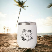 Mariage romantique de verdure tropicale