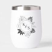 Mariage romantique de verdure tropicale (Arrière)