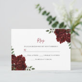 Mariage romantique du Rose de Bourgogne RSVP (Debout devant)