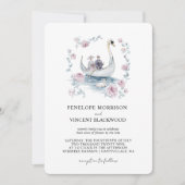 Mariage romantique par Lake Invitation (Devant)