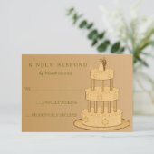 Mariage romantique vintage RSVP (Debout devant)
