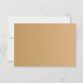 Mariage romantique vintage RSVP (Dos)