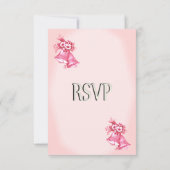 Mariage rose Bells RSVP (Dos)