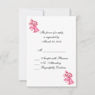 Mariage rose Bells RSVP