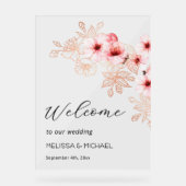 Mariage Rose Blanc Cerisier Fleurissant (Recto)