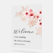 Mariage Rose Blanc Cerisier Fleurissant (Angle)