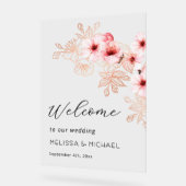 Mariage Rose Blanc Cerisier Fleurissant (Angle)