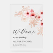 Mariage Rose Blanc Fleur de Cerisier (Recto)
