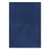 Mariage Rose bleu do-it-yourself Plier Carte Place (Dos)