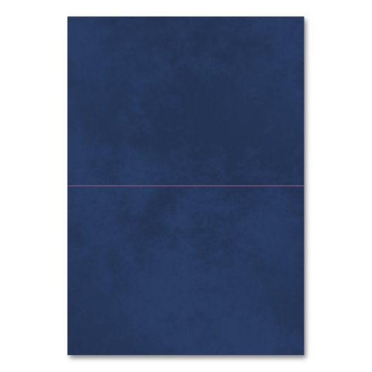 Mariage Rose bleu do-it-yourself Plier Carte Place (Dos)