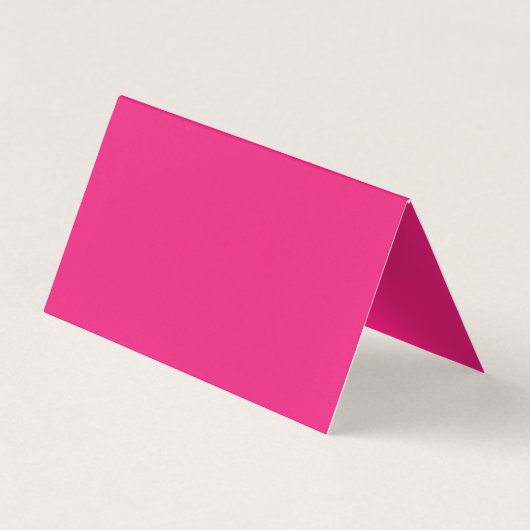 Mariage Rose Chaud | Invitation de Couleur Uni Aud (Dos)