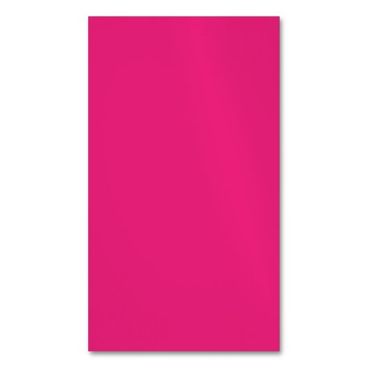 Mariage Rose Chaud | Invitation de couleur unie au (devant Vertical)