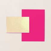Mariage rose chaud | Invitation de couleur vive en (Affichage)