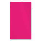 Mariage Rose Chaude | Invitation de couleur unie a (devant Vertical)