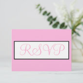 Mariage Rose Clair Blanc RSVP (Debout devant)