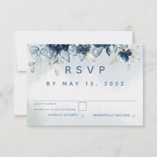 Mariage Rose en cascade RSVP Pas de carte de choix