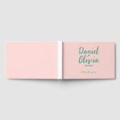 Mariage rose et vert ondulé (Complet)