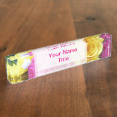 Mariage rose fait sur commande de fleur de plaque (Taille)