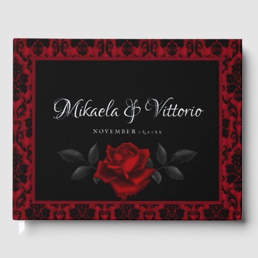 Mariage Rose gothique foncé (Recto)