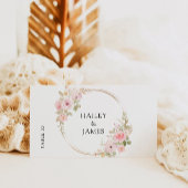 Mariage rose Modèle de cartes