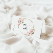 Mariage rose Modèle de cartes