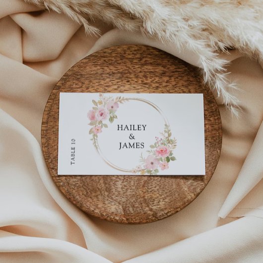 Mariage rose Modèle de cartes