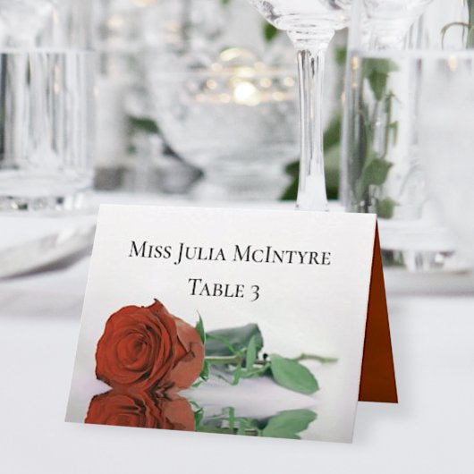 Mariage Rose orange rouille do-it-yourself carte d