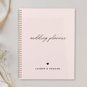 Mariage Rose Pâle Minimaliste Moderne