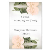 Mariage Rose Pale Peach do-it-yourself carte de pl (Par défaut)
