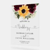 Mariage Rose Sunflower Bienvenue (Angle)