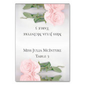 Mariage rose vierge do-it-yourself carte de place (Par défaut)