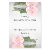 Mariage rose vierge do-it-yourself carte de place  (Par défaut)