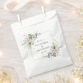 Mariage rose vif vert Favoriser les sacs (Coupé)