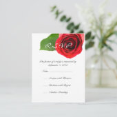 Mariage rouge classique RSVP (Debout devant)