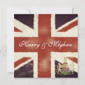 Mariage royal Harry & Meghan Invitation de la fête (Devant)