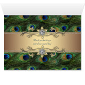 Mariage Royal Indien Paon Or Vert Emeraude (Intérieur Horizontal (Bas))