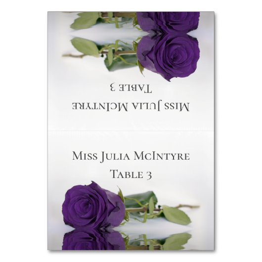 Mariage Royal violet Rose do-it-yourself carte de  (Par défaut)