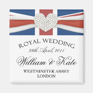 Mariage royal - William & Kate Keepsaké Magnet