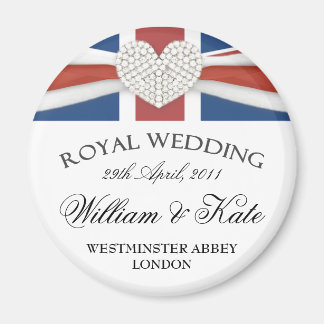 Mariage royal - William & Kate Keepsaké Magnet